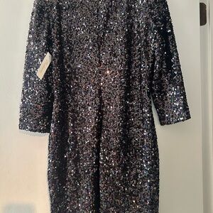 Shoshanna Multicolor Sequin Dress